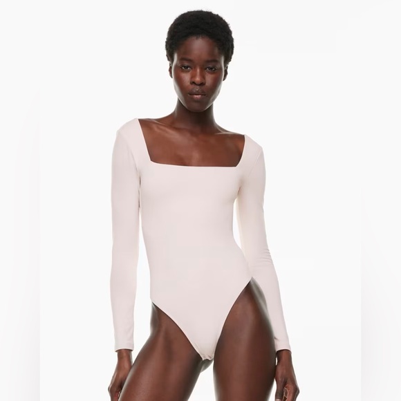 Contour Squareneck Long Sleeve Bodysuit - Picture 2 of 4